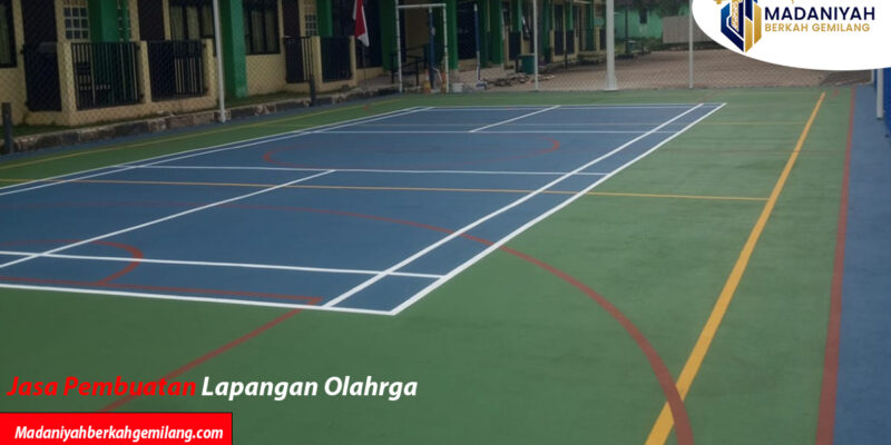 jasa pembuatan lapangan badminton bogor